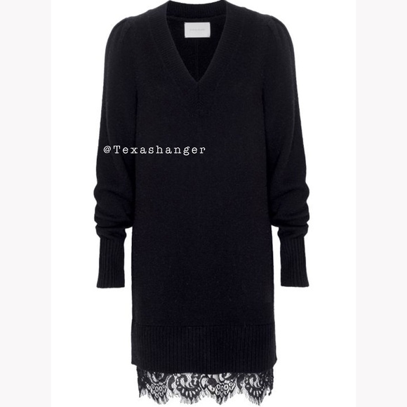 NWT Brochu Walker The Elisa Lace Looker Dress XS Black - Picture 7 of 14